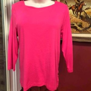 Chicos Size 2 (12/14) 🔥Pink Blouse